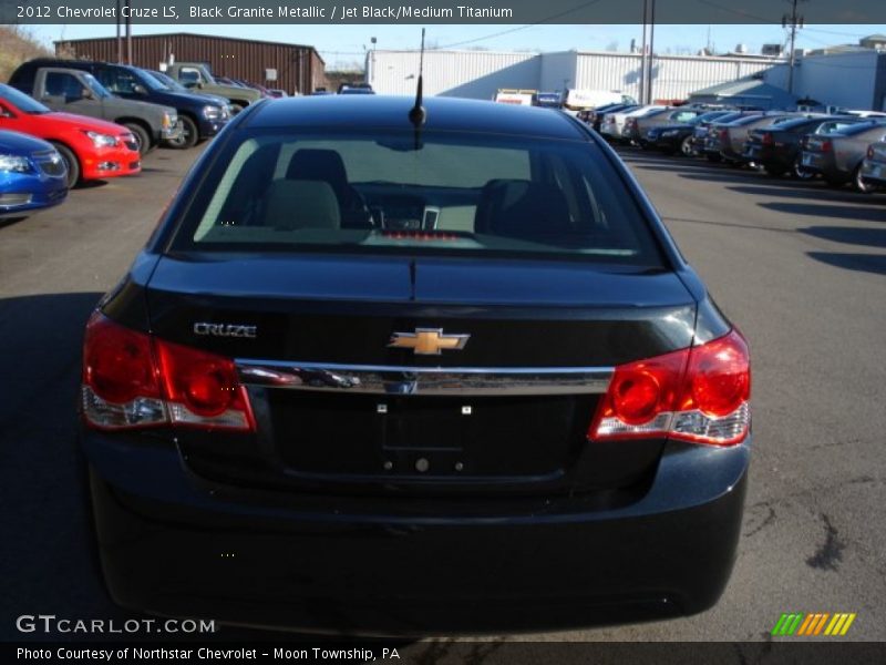 Black Granite Metallic / Jet Black/Medium Titanium 2012 Chevrolet Cruze LS