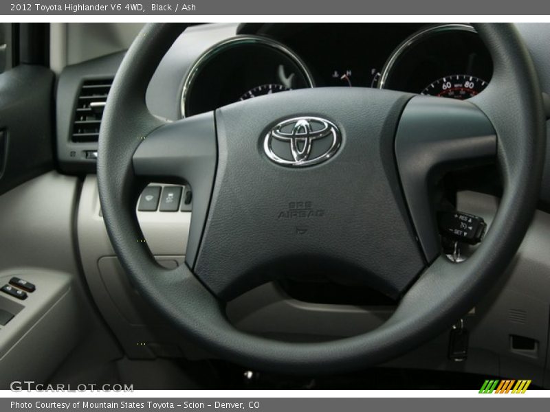 Black / Ash 2012 Toyota Highlander V6 4WD