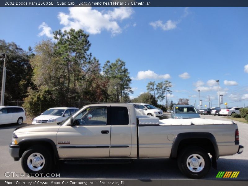 Light Almond Pearl Metallic / Camel/Tan 2002 Dodge Ram 2500 SLT Quad Cab
