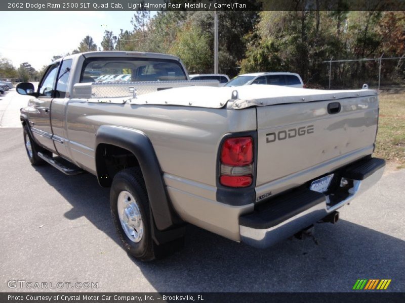 Light Almond Pearl Metallic / Camel/Tan 2002 Dodge Ram 2500 SLT Quad Cab