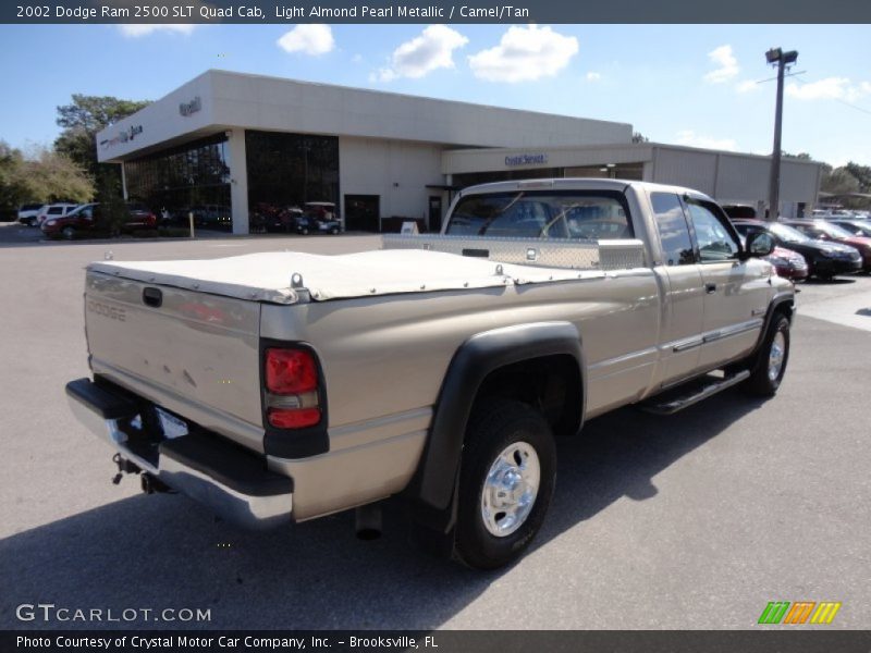 Light Almond Pearl Metallic / Camel/Tan 2002 Dodge Ram 2500 SLT Quad Cab