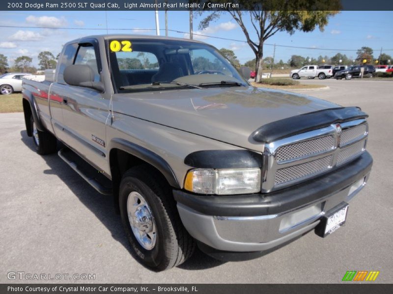 Light Almond Pearl Metallic / Camel/Tan 2002 Dodge Ram 2500 SLT Quad Cab