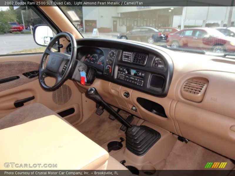 Light Almond Pearl Metallic / Camel/Tan 2002 Dodge Ram 2500 SLT Quad Cab