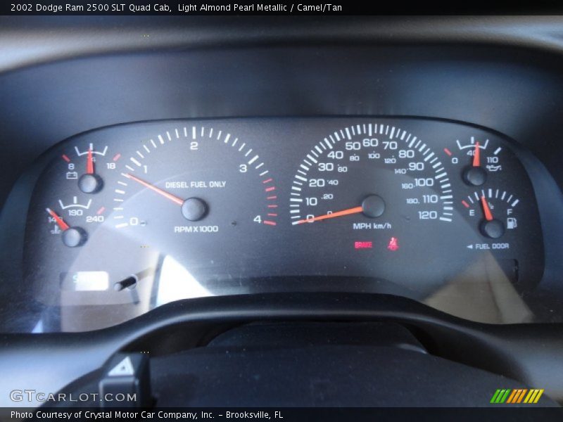  2002 Ram 2500 SLT Quad Cab SLT Quad Cab Gauges