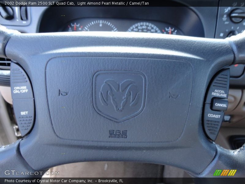 Light Almond Pearl Metallic / Camel/Tan 2002 Dodge Ram 2500 SLT Quad Cab