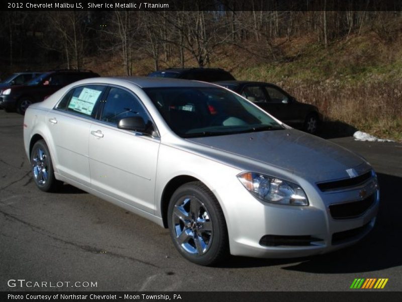 Silver Ice Metallic / Titanium 2012 Chevrolet Malibu LS