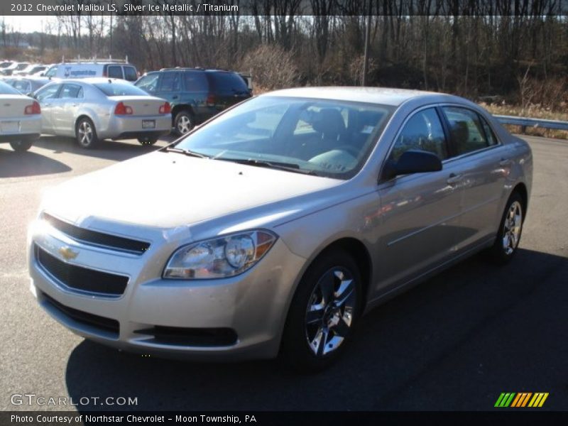 Silver Ice Metallic / Titanium 2012 Chevrolet Malibu LS