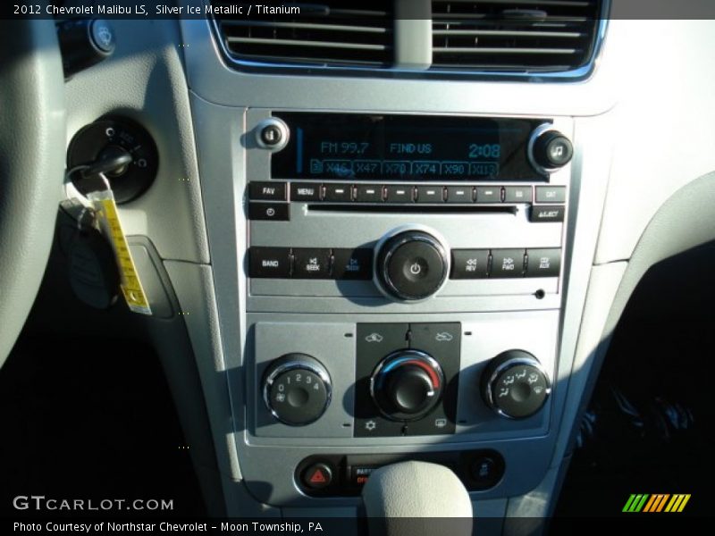 Silver Ice Metallic / Titanium 2012 Chevrolet Malibu LS