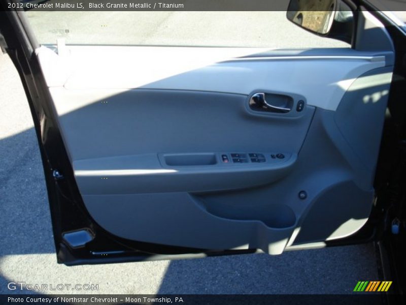 Black Granite Metallic / Titanium 2012 Chevrolet Malibu LS