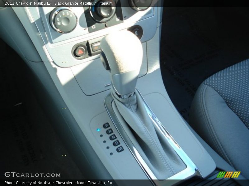 Black Granite Metallic / Titanium 2012 Chevrolet Malibu LS