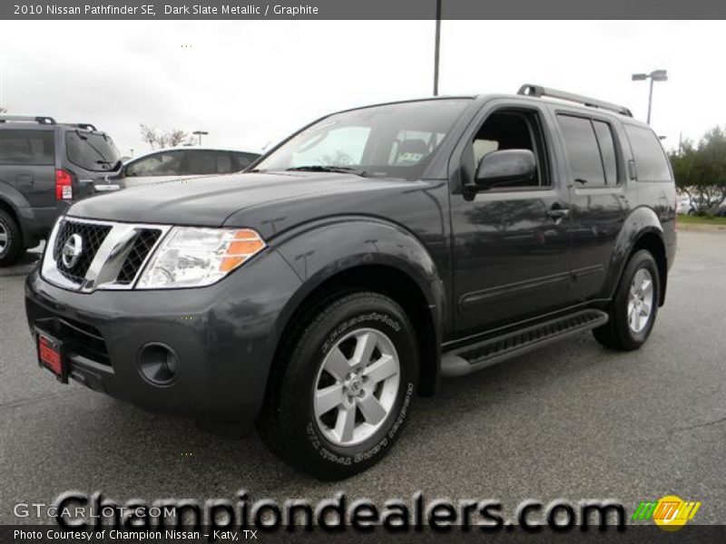 Dark Slate Metallic / Graphite 2010 Nissan Pathfinder SE