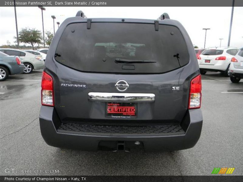 Dark Slate Metallic / Graphite 2010 Nissan Pathfinder SE