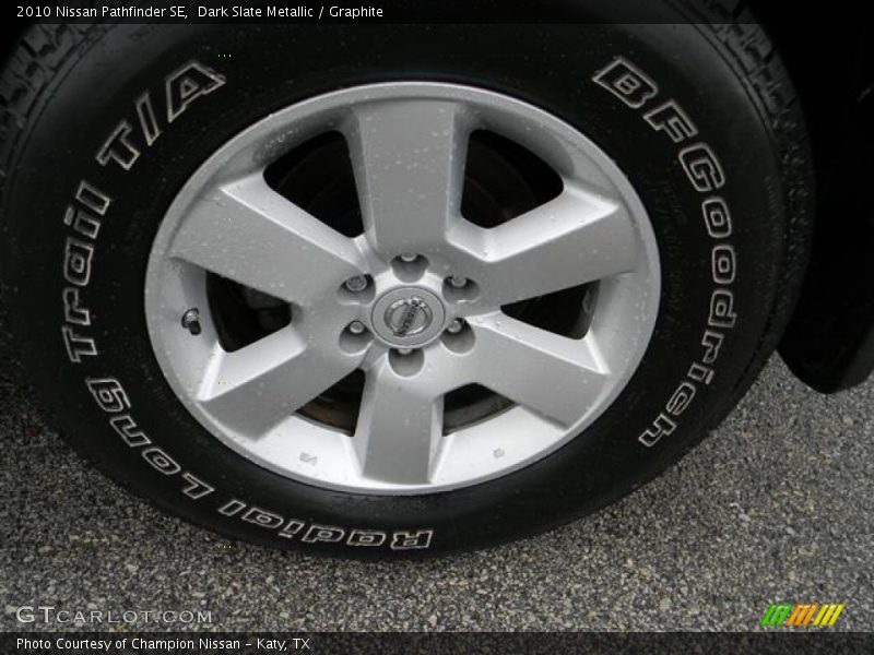Dark Slate Metallic / Graphite 2010 Nissan Pathfinder SE