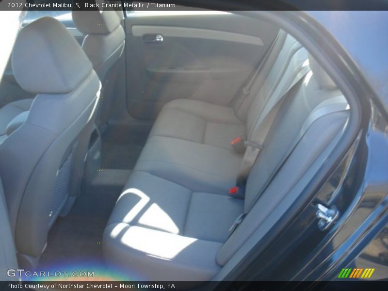 Black Granite Metallic / Titanium 2012 Chevrolet Malibu LS