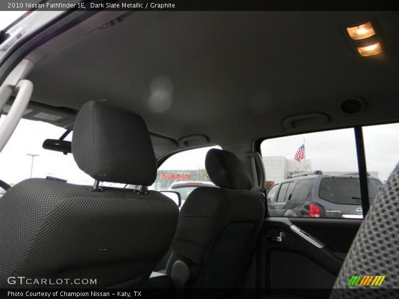 Dark Slate Metallic / Graphite 2010 Nissan Pathfinder SE