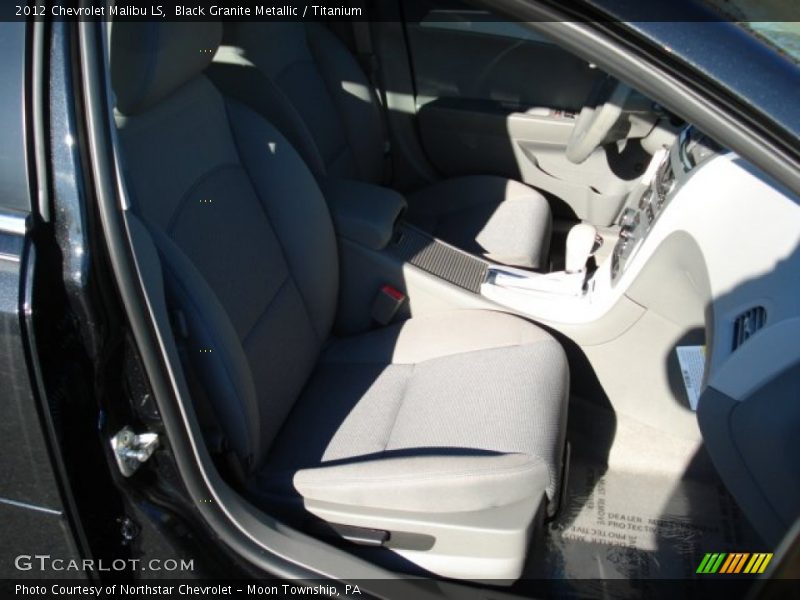 Black Granite Metallic / Titanium 2012 Chevrolet Malibu LS
