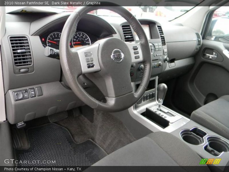 Dark Slate Metallic / Graphite 2010 Nissan Pathfinder SE
