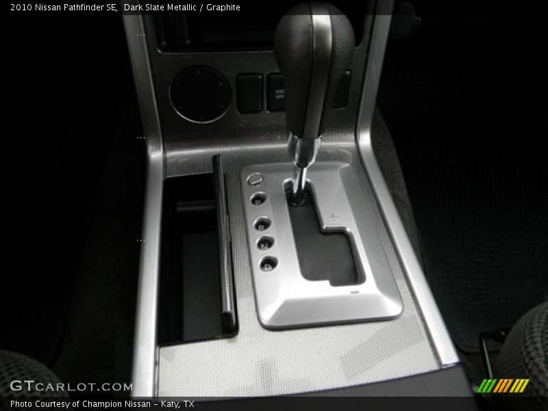 Dark Slate Metallic / Graphite 2010 Nissan Pathfinder SE