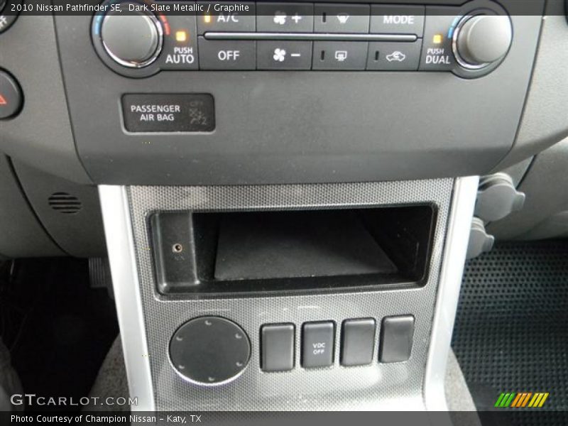 Dark Slate Metallic / Graphite 2010 Nissan Pathfinder SE