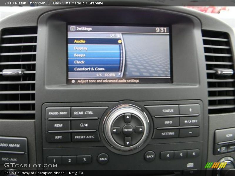 Dark Slate Metallic / Graphite 2010 Nissan Pathfinder SE