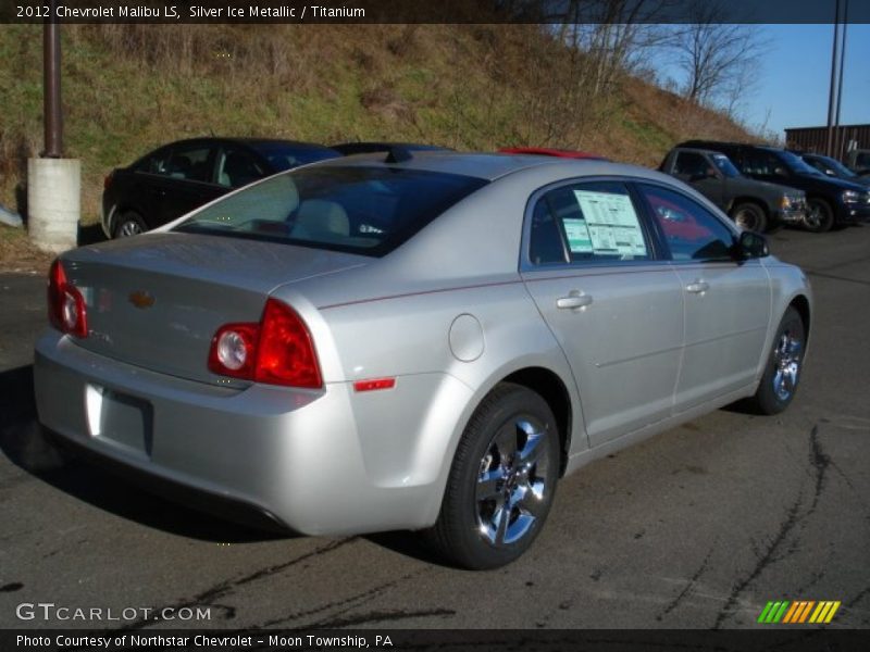 Silver Ice Metallic / Titanium 2012 Chevrolet Malibu LS