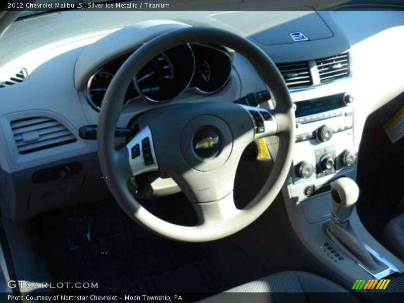 Silver Ice Metallic / Titanium 2012 Chevrolet Malibu LS