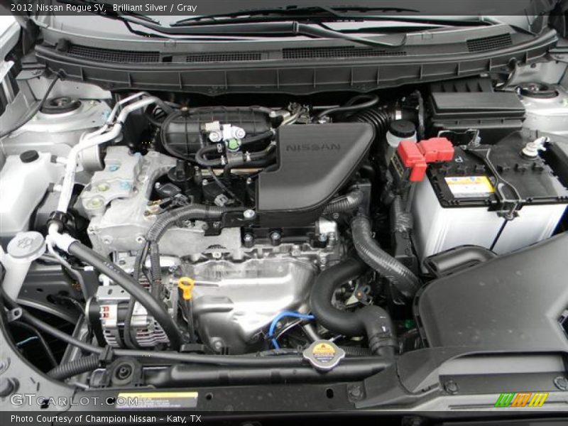 Brilliant Silver / Gray 2012 Nissan Rogue SV