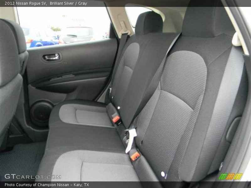 Brilliant Silver / Gray 2012 Nissan Rogue SV