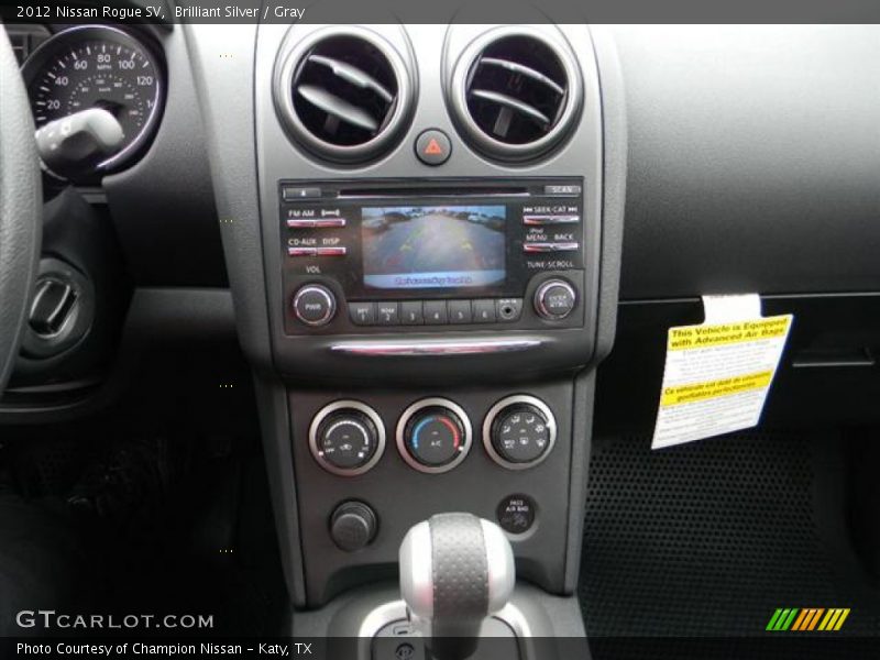 Brilliant Silver / Gray 2012 Nissan Rogue SV