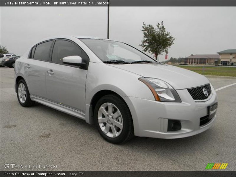Brilliant Silver Metallic / Charcoal 2012 Nissan Sentra 2.0 SR
