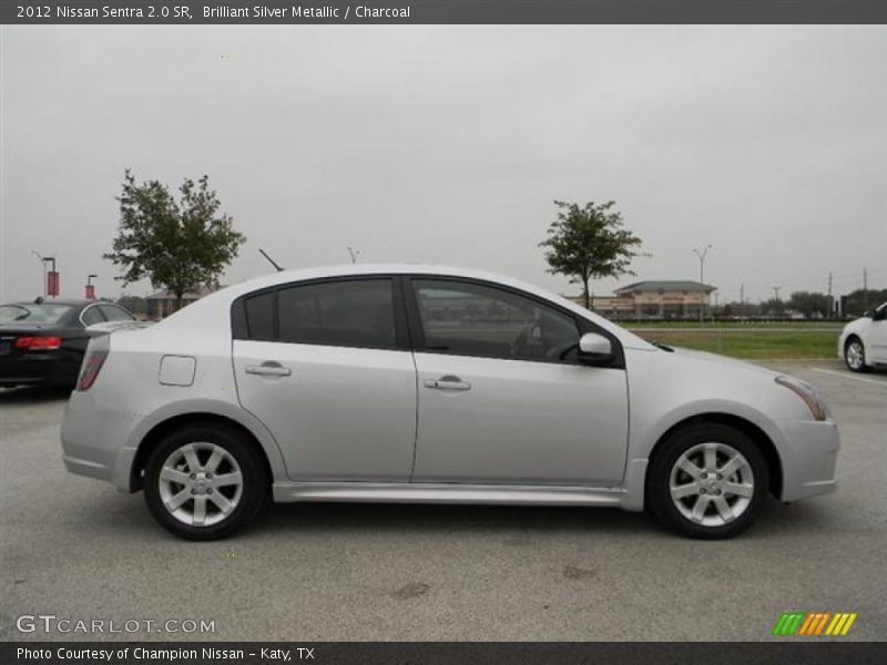 Brilliant Silver Metallic / Charcoal 2012 Nissan Sentra 2.0 SR