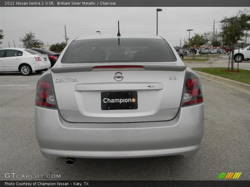 Brilliant Silver Metallic / Charcoal 2012 Nissan Sentra 2.0 SR