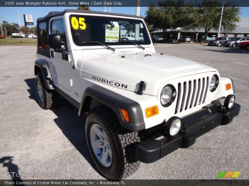 Stone White / Dark Slate Gray 2005 Jeep Wrangler Rubicon 4x4