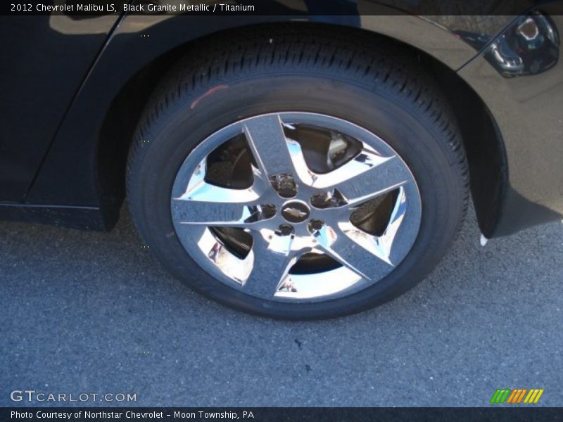 Black Granite Metallic / Titanium 2012 Chevrolet Malibu LS