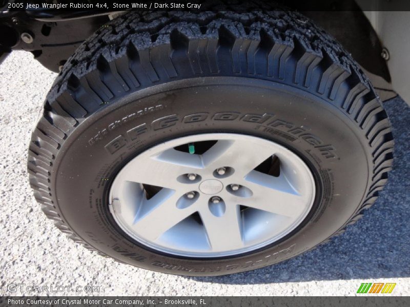Stone White / Dark Slate Gray 2005 Jeep Wrangler Rubicon 4x4