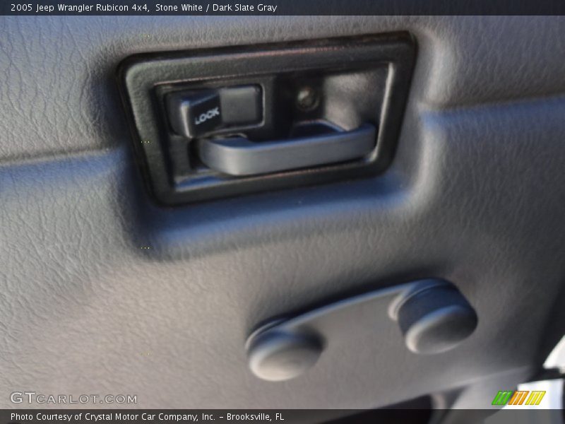 Stone White / Dark Slate Gray 2005 Jeep Wrangler Rubicon 4x4