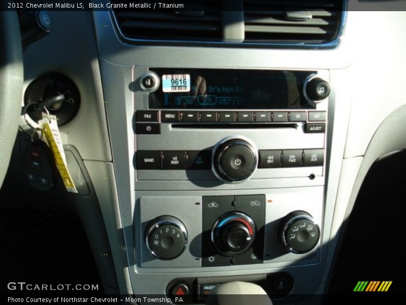 Black Granite Metallic / Titanium 2012 Chevrolet Malibu LS