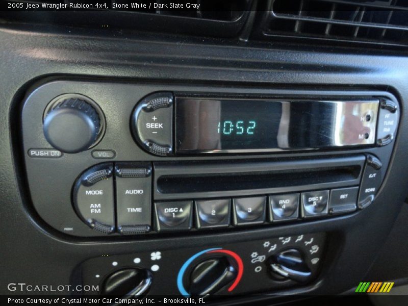 Stone White / Dark Slate Gray 2005 Jeep Wrangler Rubicon 4x4