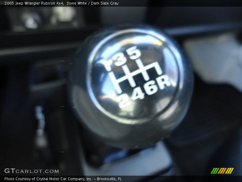 Stone White / Dark Slate Gray 2005 Jeep Wrangler Rubicon 4x4