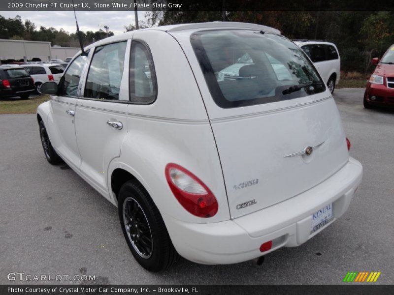 Stone White / Pastel Slate Gray 2009 Chrysler PT Cruiser LX