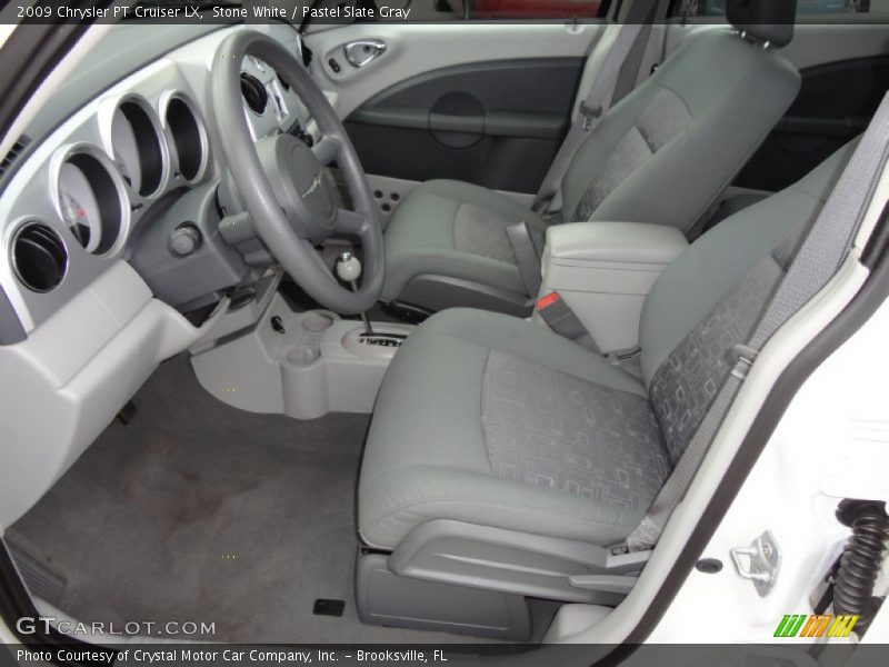 Stone White / Pastel Slate Gray 2009 Chrysler PT Cruiser LX