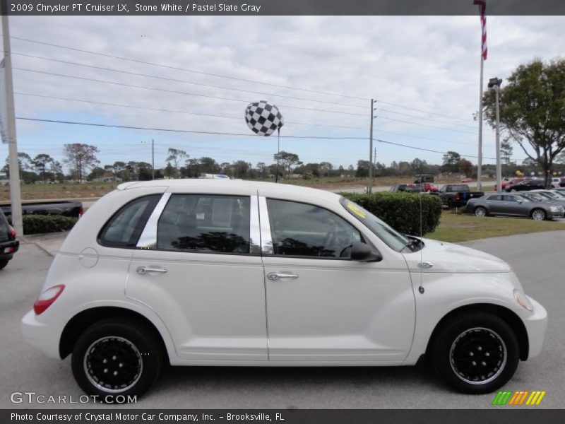 Stone White / Pastel Slate Gray 2009 Chrysler PT Cruiser LX