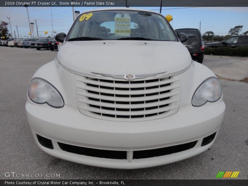 Stone White / Pastel Slate Gray 2009 Chrysler PT Cruiser LX