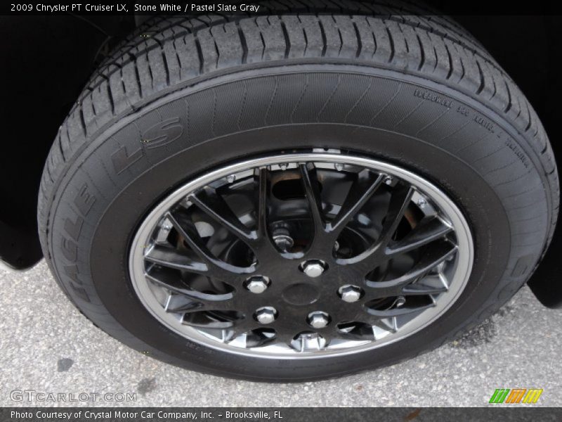 Stone White / Pastel Slate Gray 2009 Chrysler PT Cruiser LX