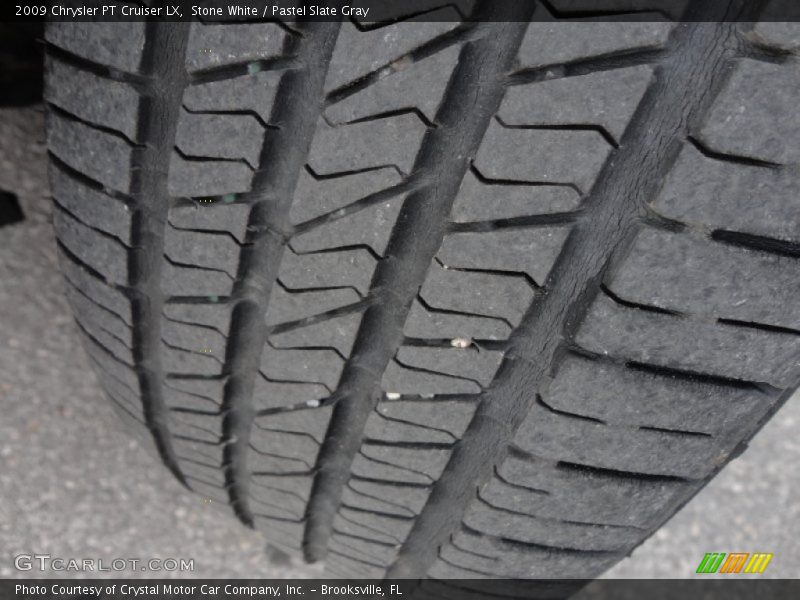 Stone White / Pastel Slate Gray 2009 Chrysler PT Cruiser LX