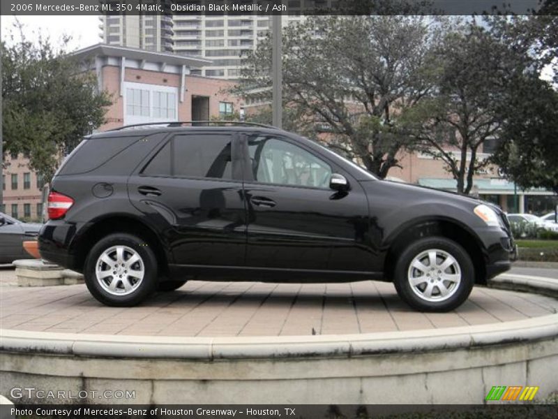 Obsidian Black Metallic / Ash 2006 Mercedes-Benz ML 350 4Matic