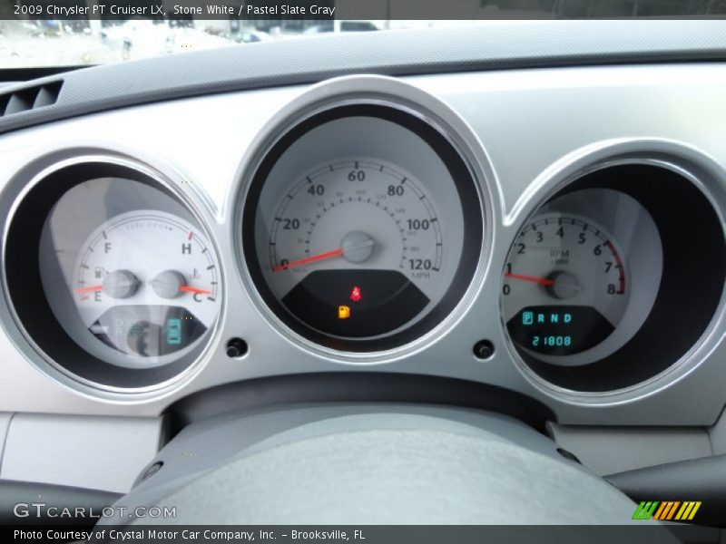 Stone White / Pastel Slate Gray 2009 Chrysler PT Cruiser LX