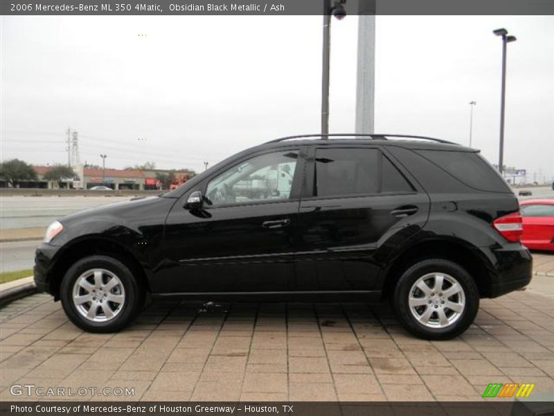 Obsidian Black Metallic / Ash 2006 Mercedes-Benz ML 350 4Matic