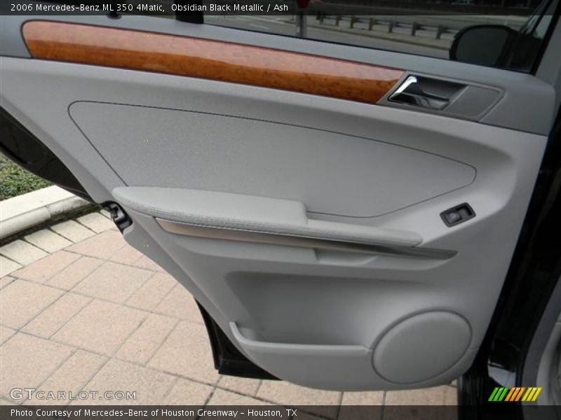 Obsidian Black Metallic / Ash 2006 Mercedes-Benz ML 350 4Matic