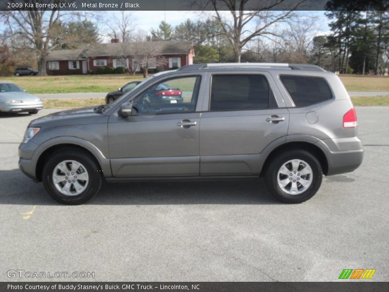 Metal Bronze / Black 2009 Kia Borrego LX V6